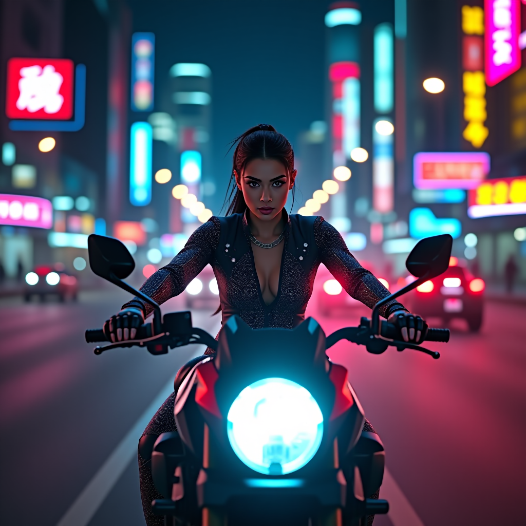 Artist using AI art generator